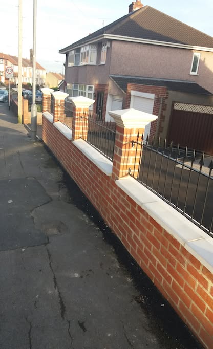 Fencing & brickwork Altrincham - timber panel fencing installation