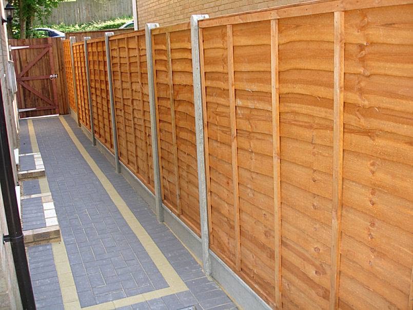Completed fencing and gate installation, Altrincham